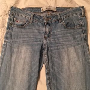 Hollister light wash denim skinny jeans